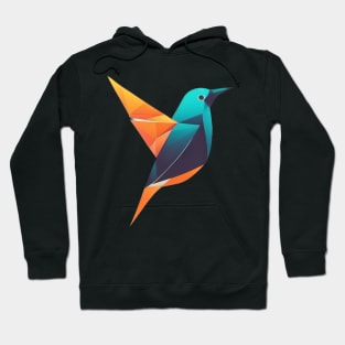 Paradise Bird - Geometric bird design for the environment Hoodie